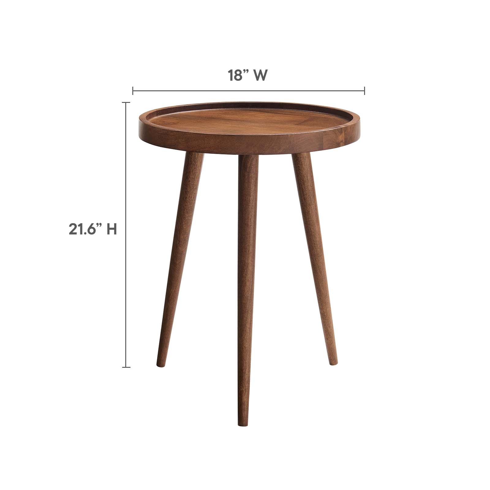 Chiro Round Wood Side Table By Modway - EEI-6830 | Side Tables | Modishstore - 22