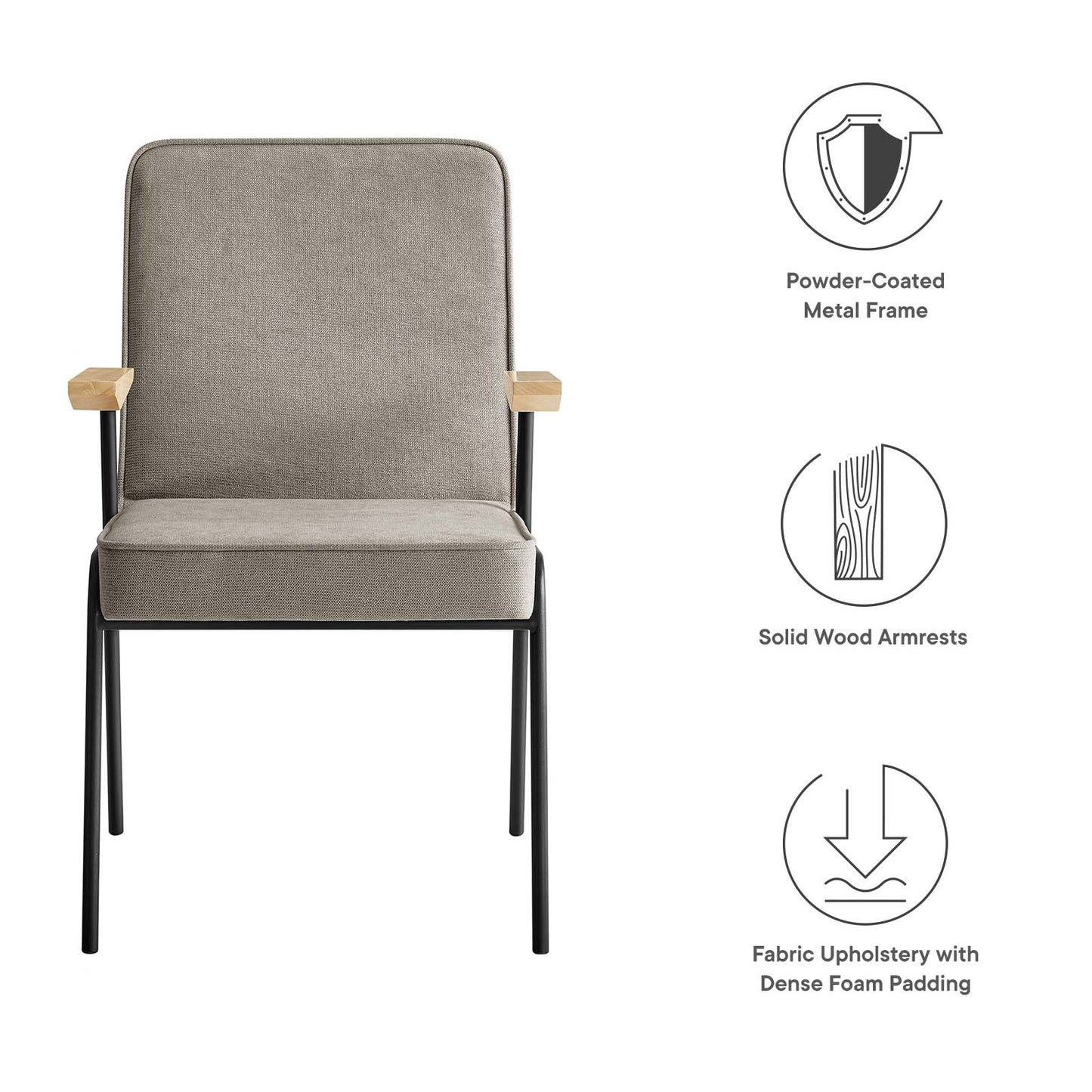 Vista Dining Armchair By Modway - EEI-6835 | Dining Chairs | Modishstore - 14