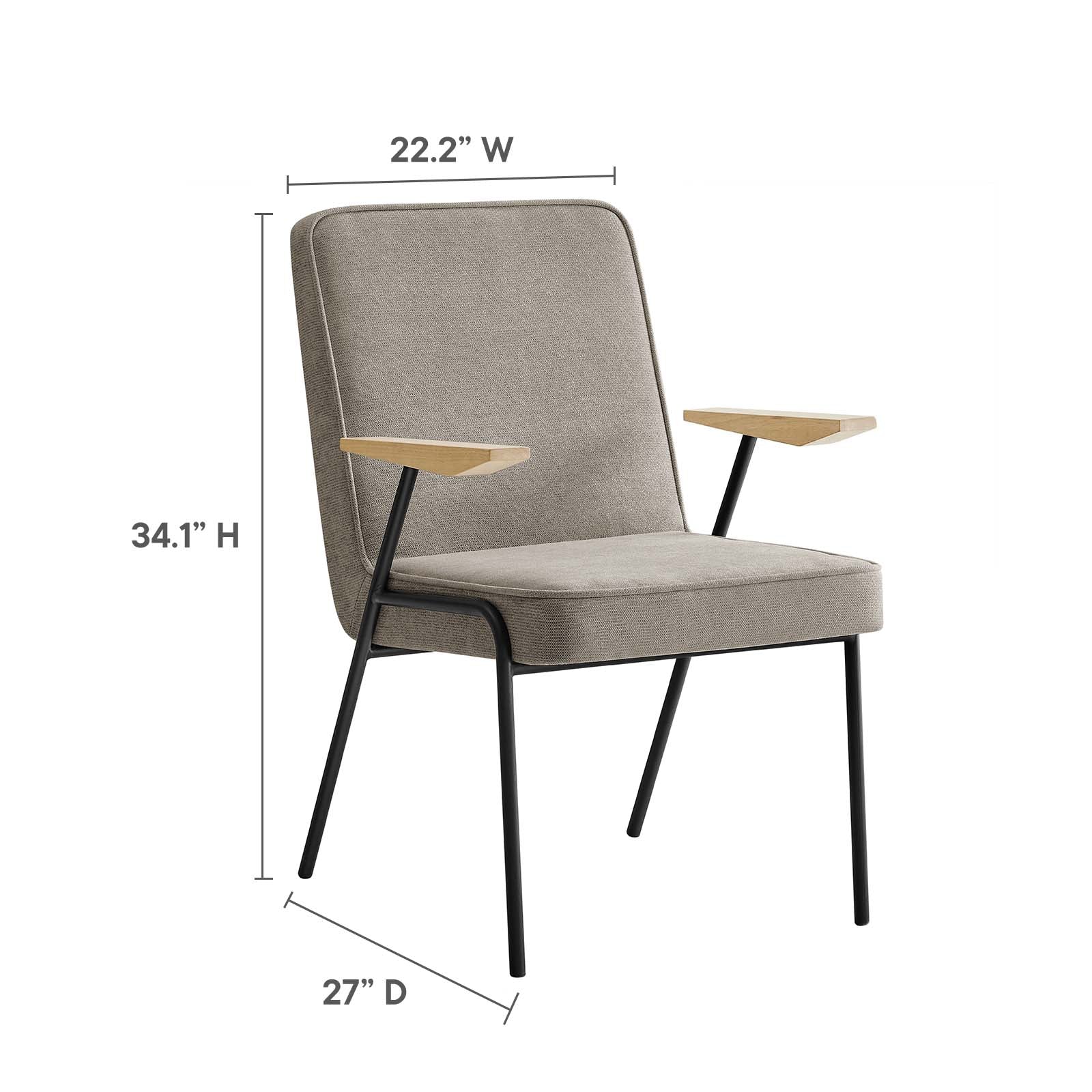 Vista Dining Armchair By Modway - EEI-6835 | Dining Chairs | Modishstore - 15