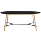 Modway Infuse 71" Wood Dining table Modern Oval Natural