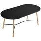 Modway Infuse 71" Wood Dining table Modern Oval Natural