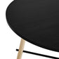 Modway Infuse 71" Wood Dining table Modern Oval Natural