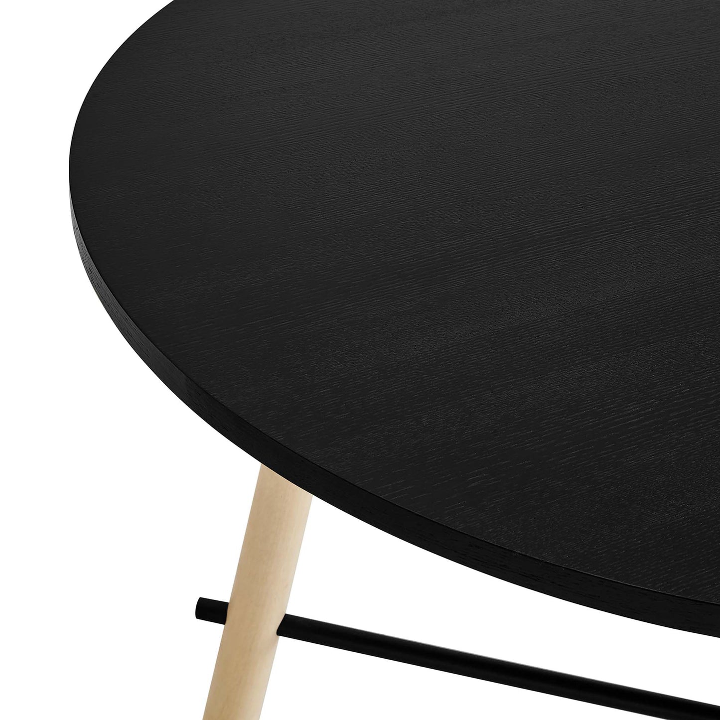 Modway Infuse 71" Wood Dining table Modern Oval Natural