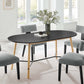 Modway Infuse 71" Wood Dining table Modern Oval Natural