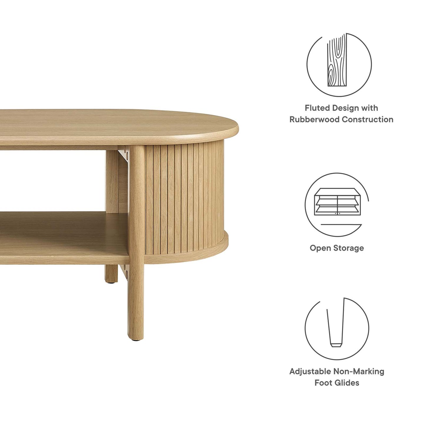 Cadence Coffee Table By Modway - EEI-6837 | Coffee Tables | Modishstore - 14