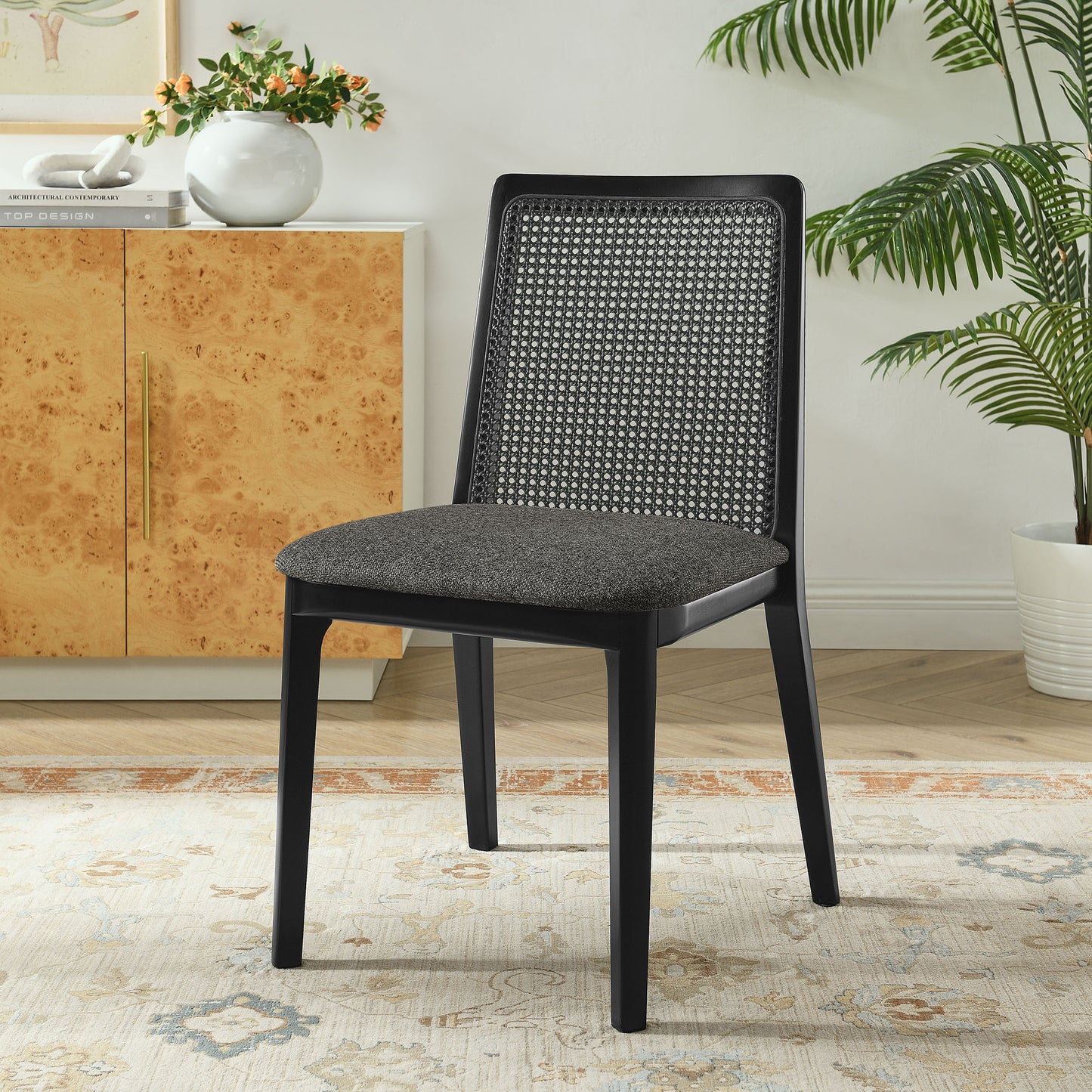Monarch Wood and Rattan Dining Side Chair by Modway | Dining Chairs | Modishstore - 16