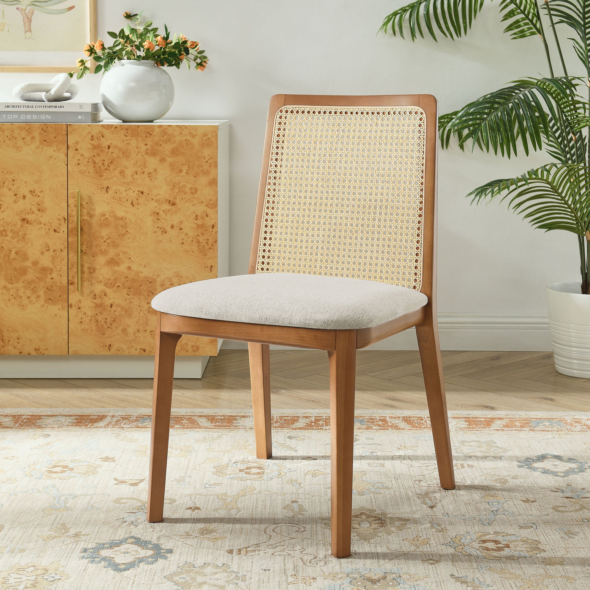 Monarch Wood and Rattan Dining Side Chair by Modway | Dining Chairs | Modishstore - 43
