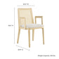 Monarch Wood and Rattan Dining Armchair by Modway | Armchairs | Modishstore - 9
