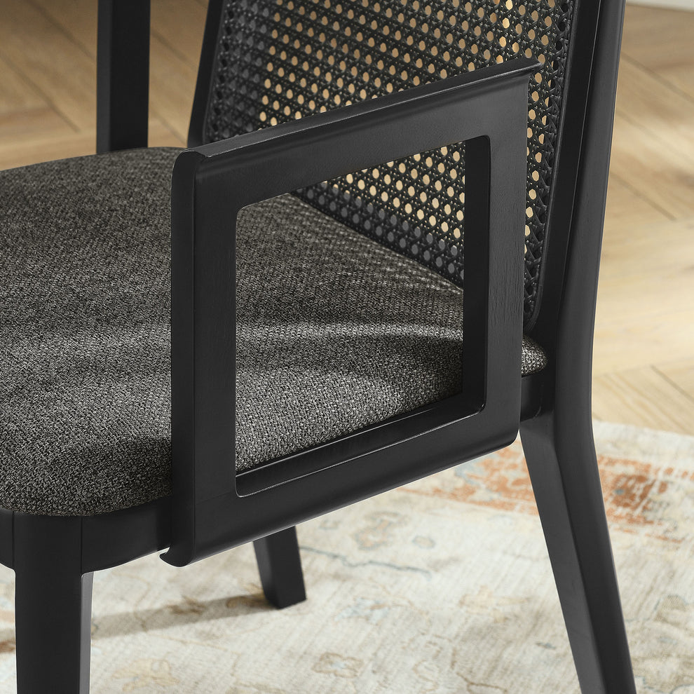 Monarch Wood and Rattan Dining Armchair by Modway | Armchairs | Modishstore - 15