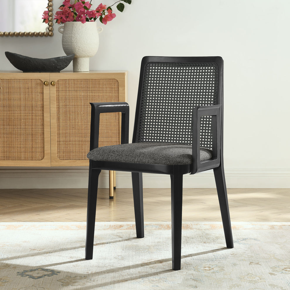 Monarch Wood and Rattan Dining Armchair by Modway | Armchairs | Modishstore - 16