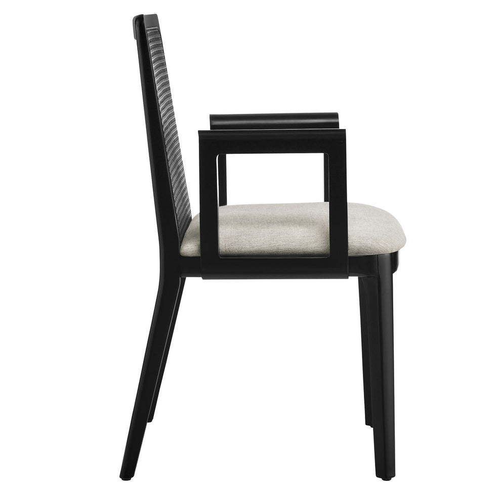 Monarch Wood and Rattan Dining Armchair by Modway | Armchairs | Modishstore - 20
