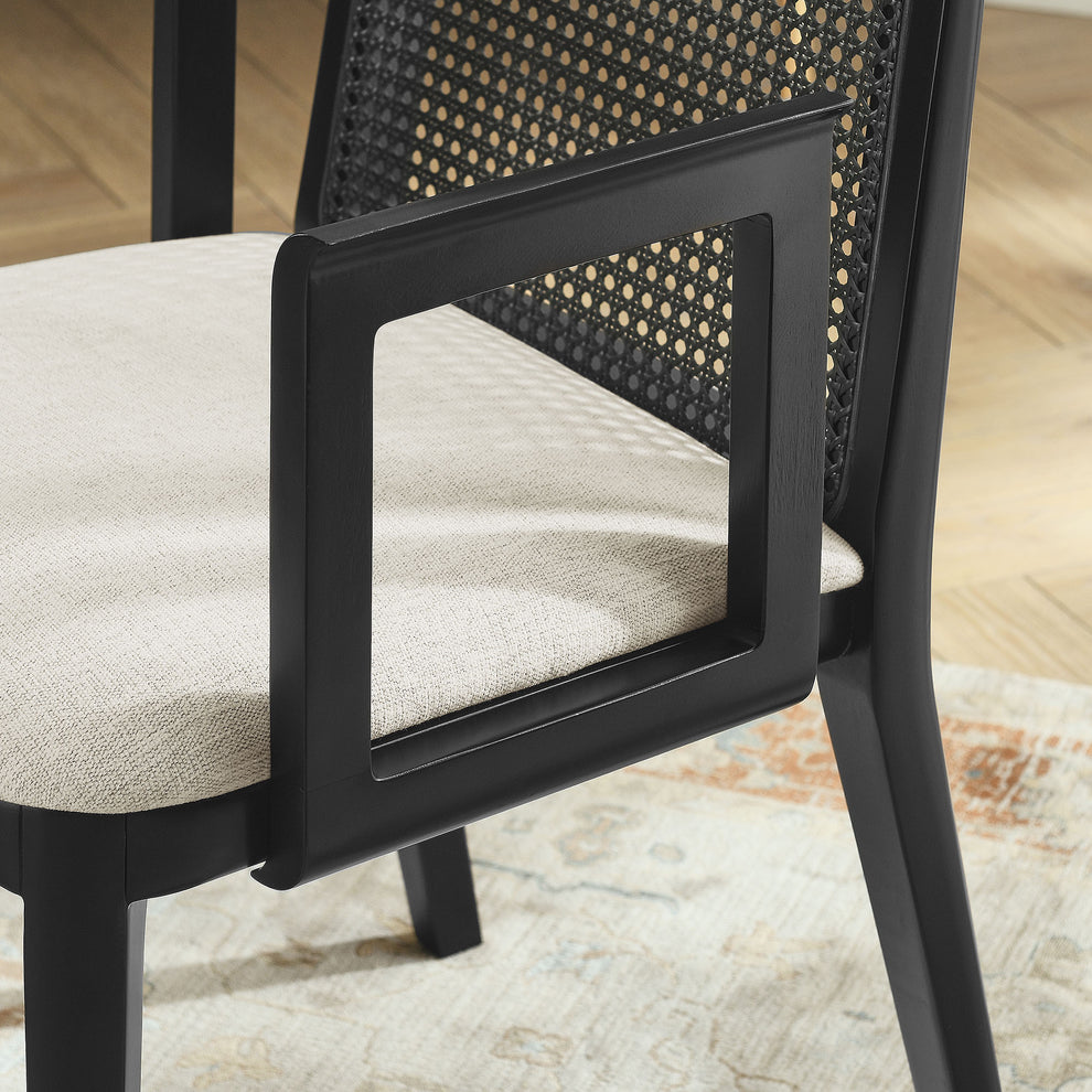 Monarch Wood and Rattan Dining Armchair by Modway | Armchairs | Modishstore - 24
