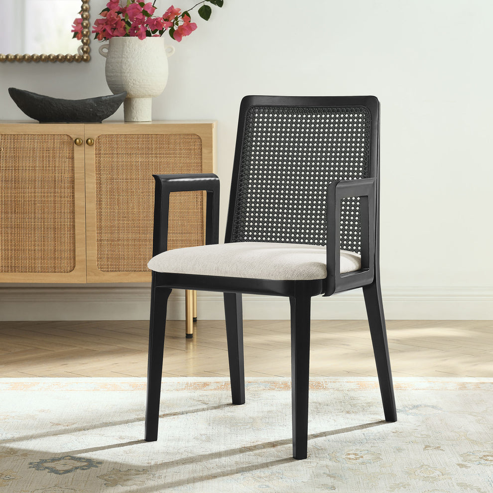 Monarch Wood and Rattan Dining Armchair by Modway | Armchairs | Modishstore - 25