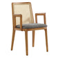 Monarch Wood and Rattan Dining Armchair by Modway | Armchairs | Modishstore - 28