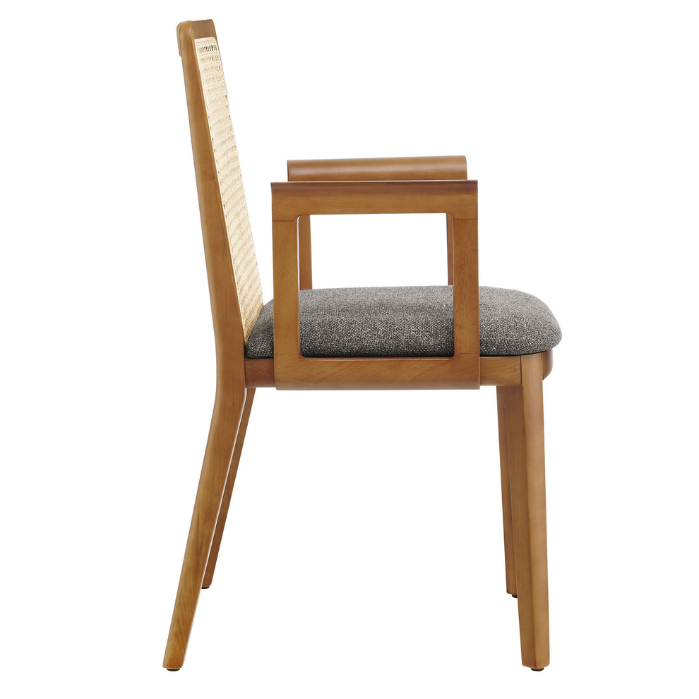Monarch Wood and Rattan Dining Armchair by Modway | Armchairs | Modishstore - 29