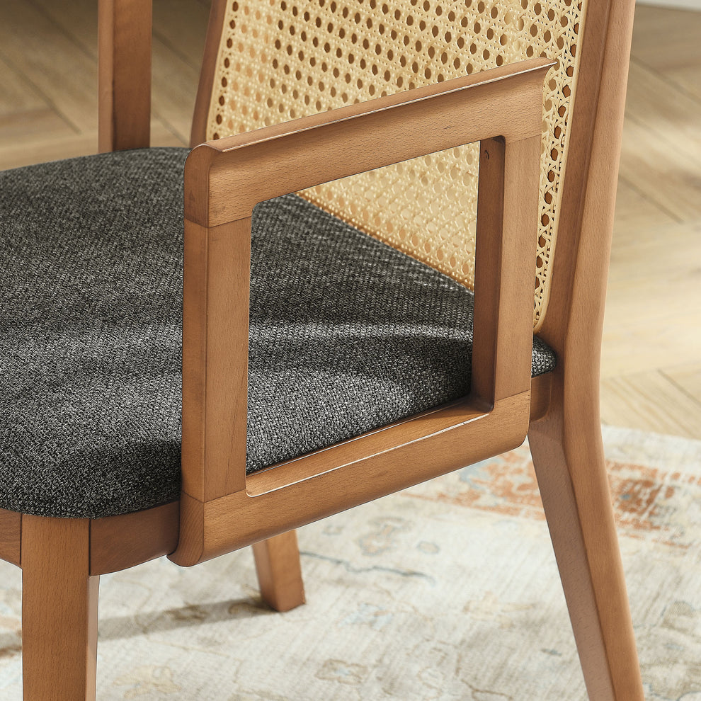 Monarch Wood and Rattan Dining Armchair by Modway | Armchairs | Modishstore - 33
