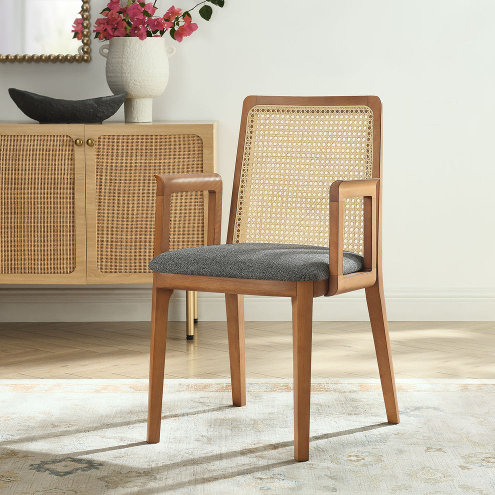 Monarch Wood and Rattan Dining Armchair by Modway | Armchairs | Modishstore - 34
