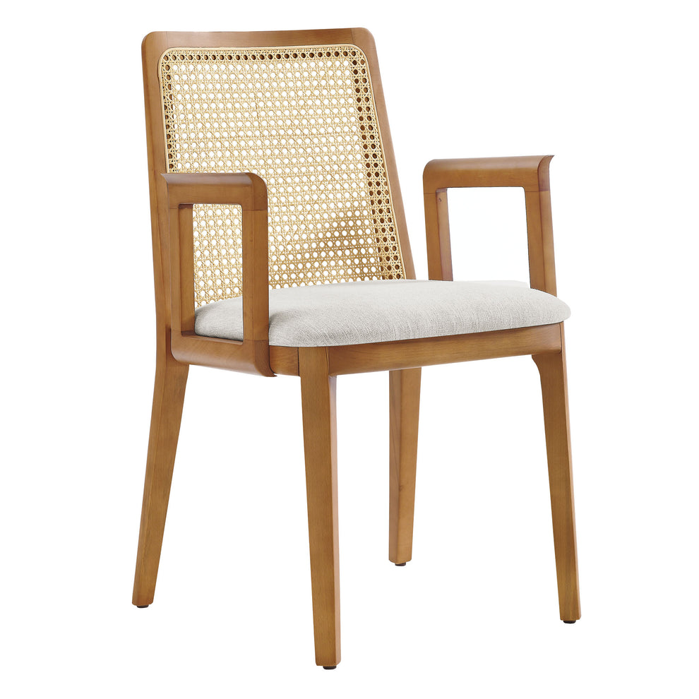 Monarch Wood and Rattan Dining Armchair by Modway | Armchairs | Modishstore - 37