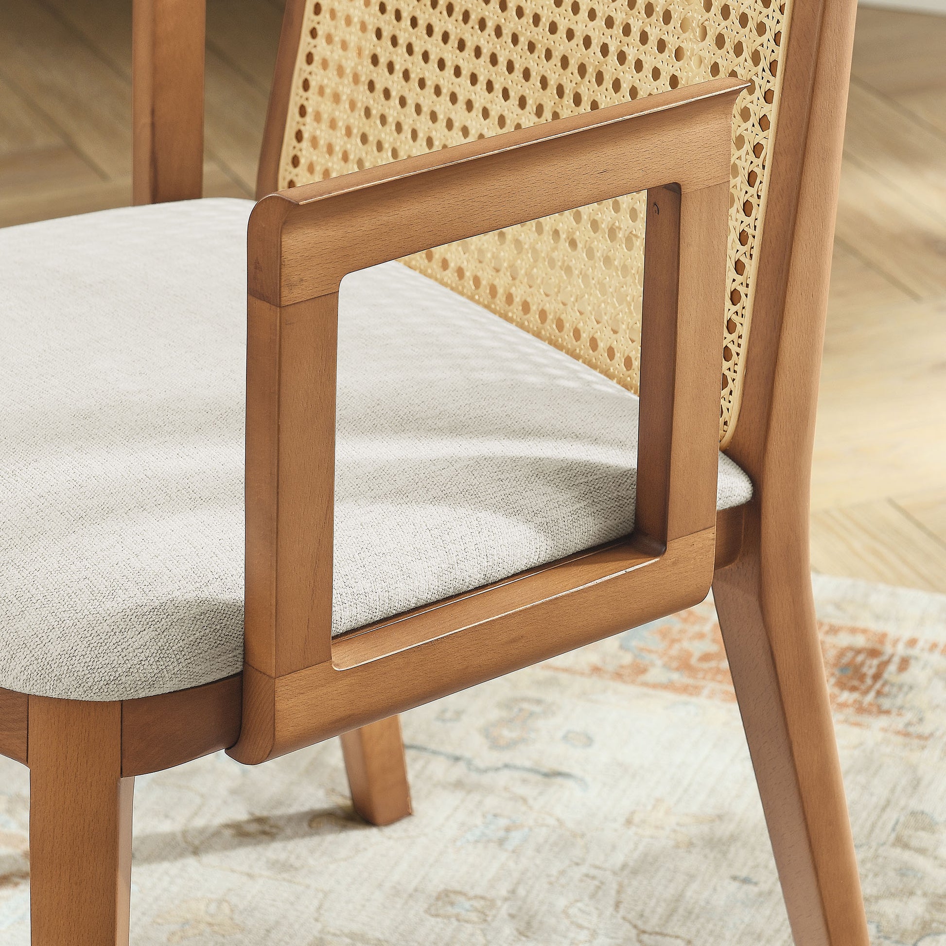 Monarch Wood and Rattan Dining Armchair by Modway | Armchairs | Modishstore - 42