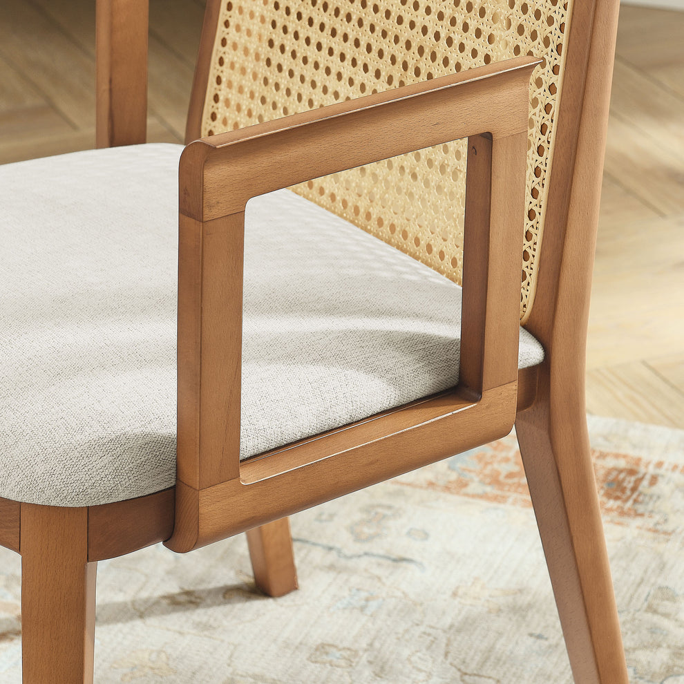 Monarch Wood and Rattan Dining Armchair by Modway | Armchairs | Modishstore - 42