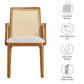 Monarch Wood and Rattan Dining Armchair by Modway | Armchairs | Modishstore - 44
