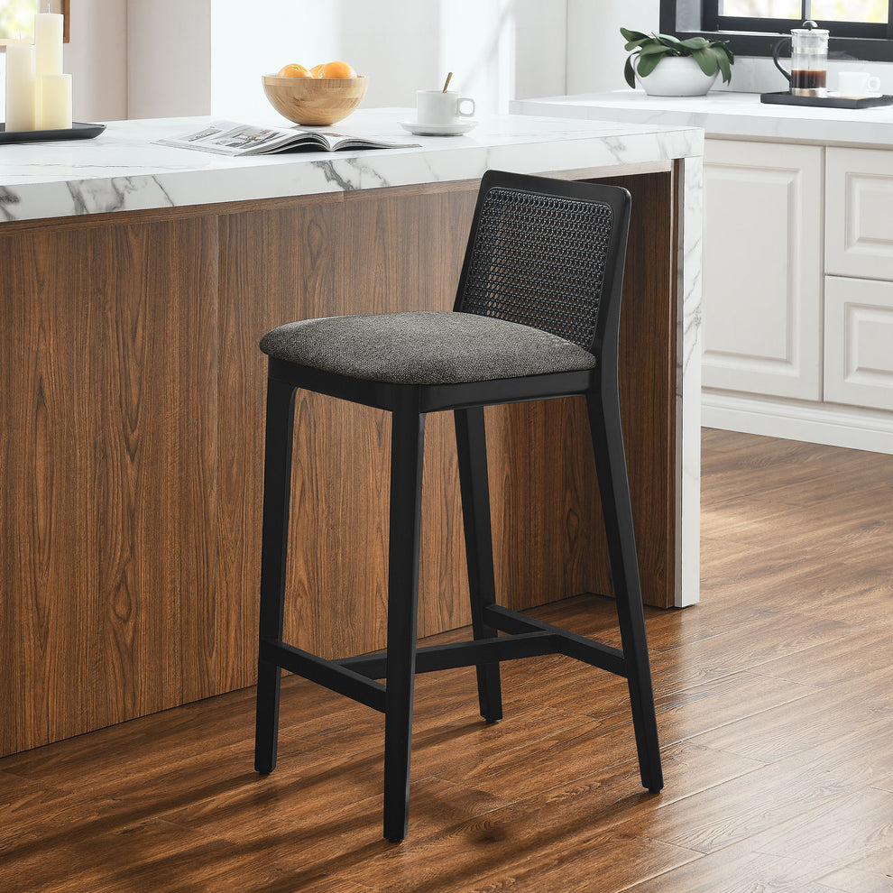 Monarch Wood and Rattan Counter Stool by Modway | Counter Stools | Modishstore - 16
