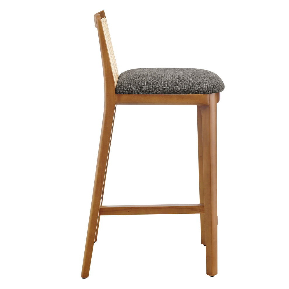 Monarch Wood and Rattan Counter Stool by Modway | Counter Stools | Modishstore - 29