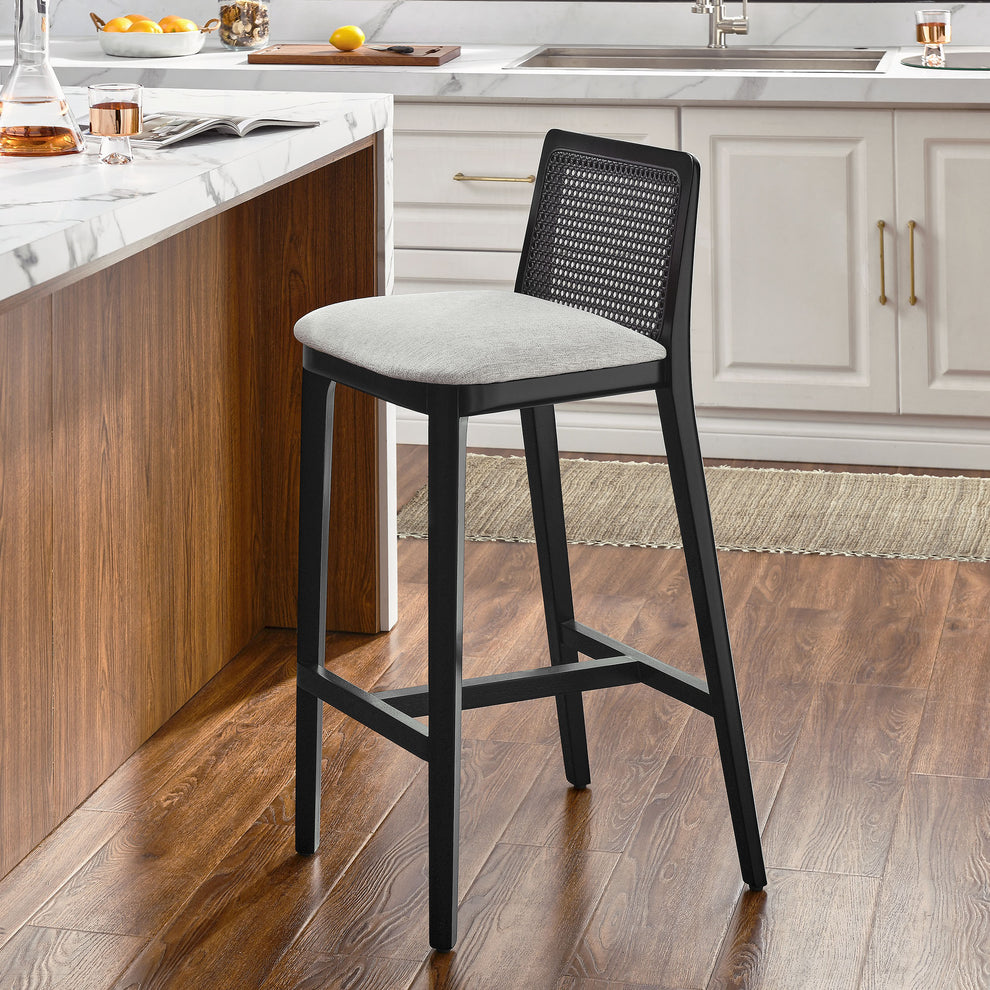 Monarch Wood and Rattan Bar Stool by Modway | Bar Stools | Modishstore - 16