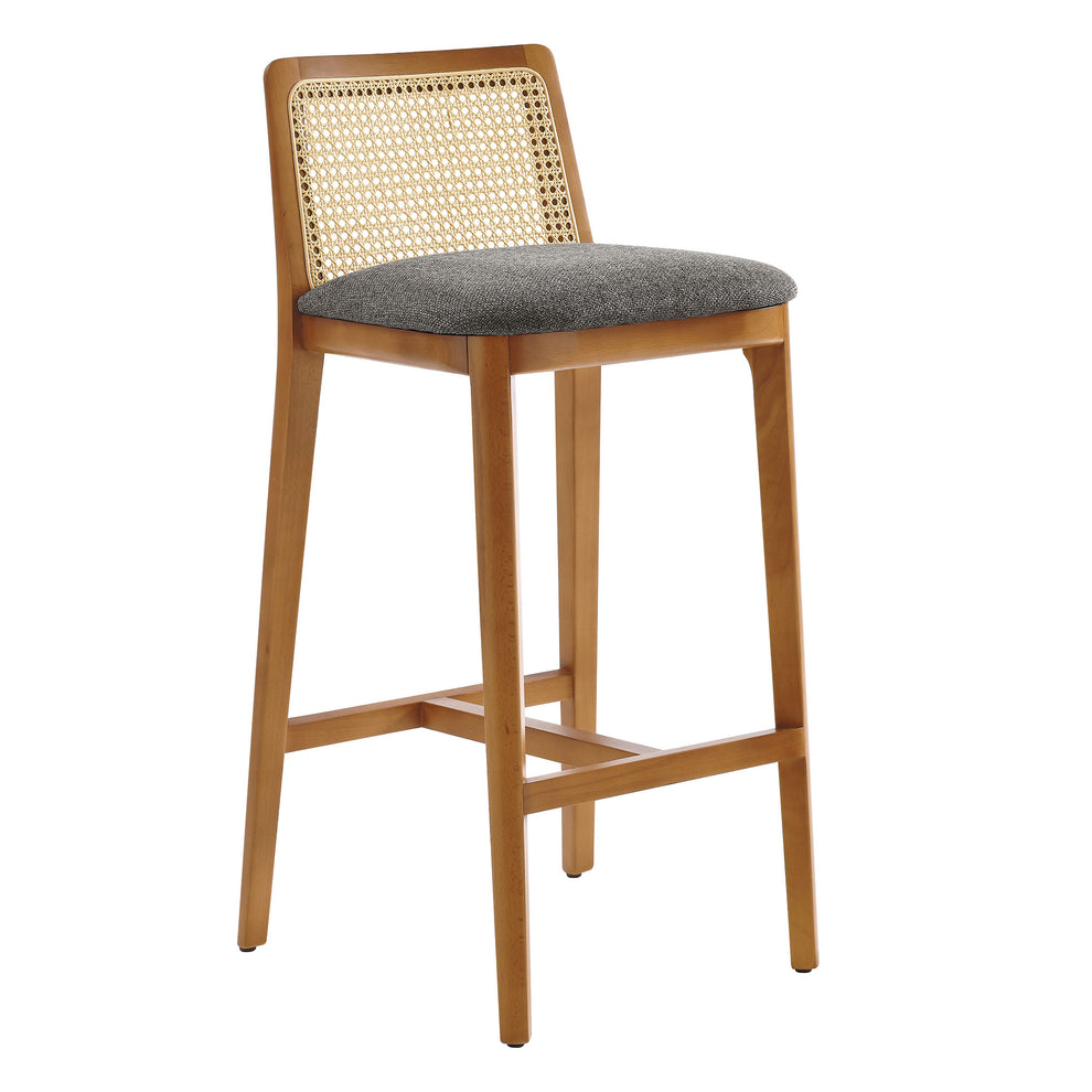 Monarch Wood and Rattan Bar Stool by Modway | Bar Stools | Modishstore - 28