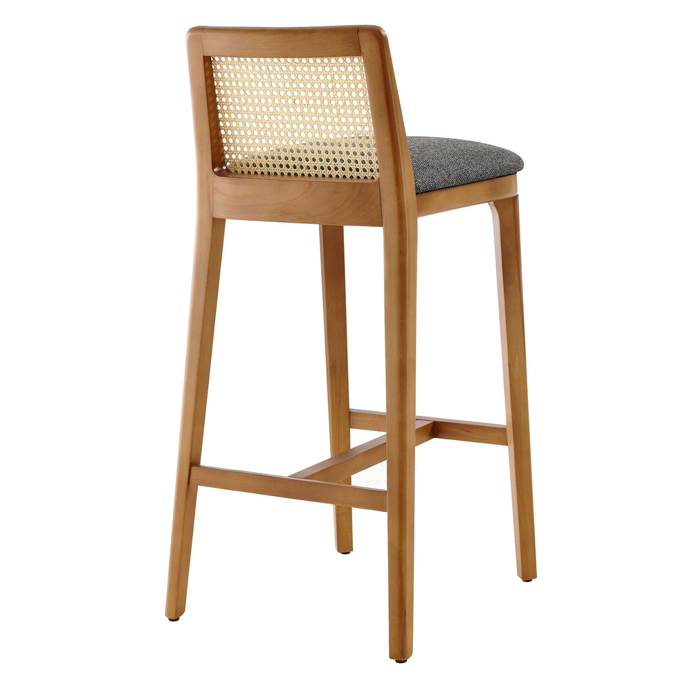 Monarch Wood and Rattan Bar Stool by Modway | Bar Stools | Modishstore - 30