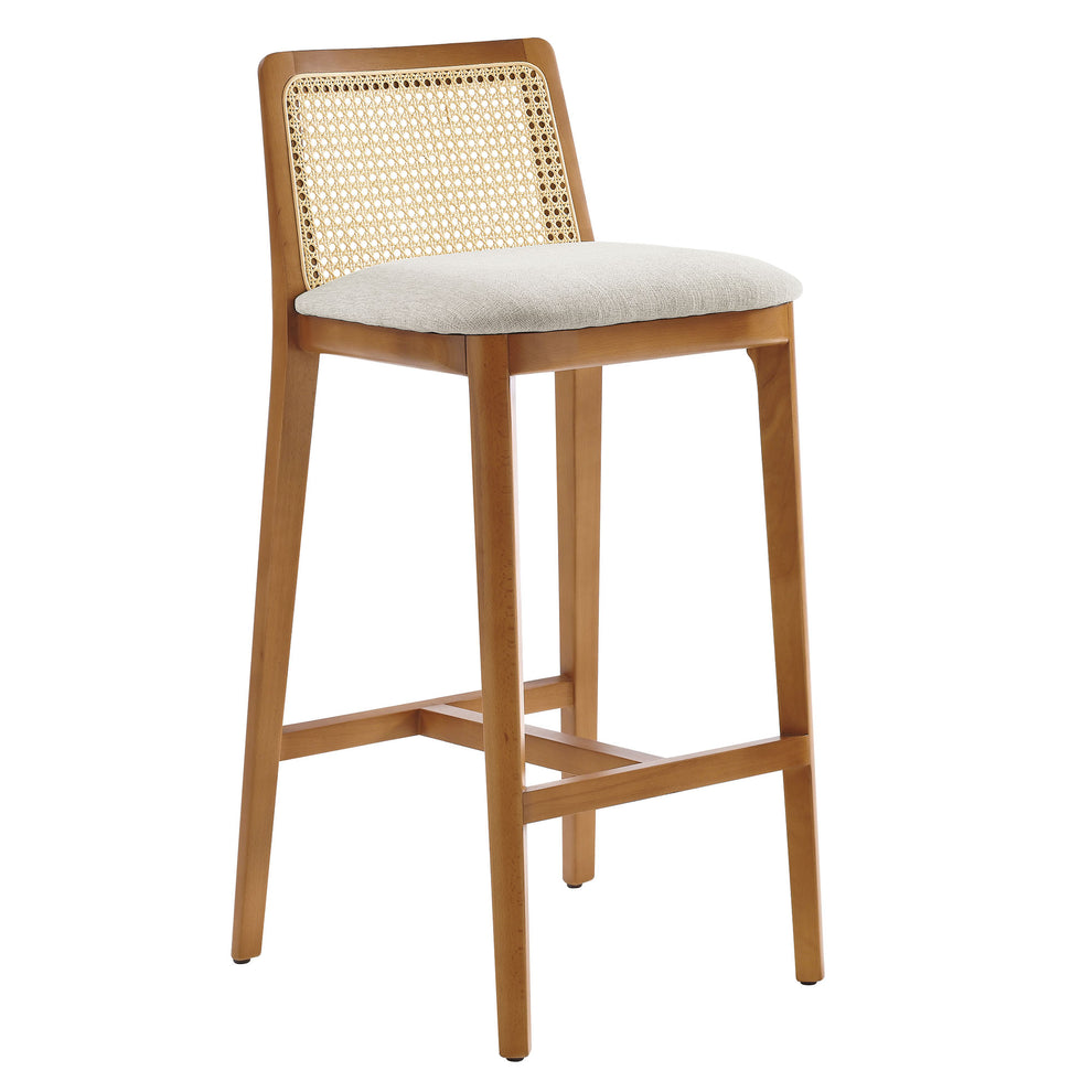 Monarch Wood and Rattan Bar Stool by Modway | Bar Stools | Modishstore - 37