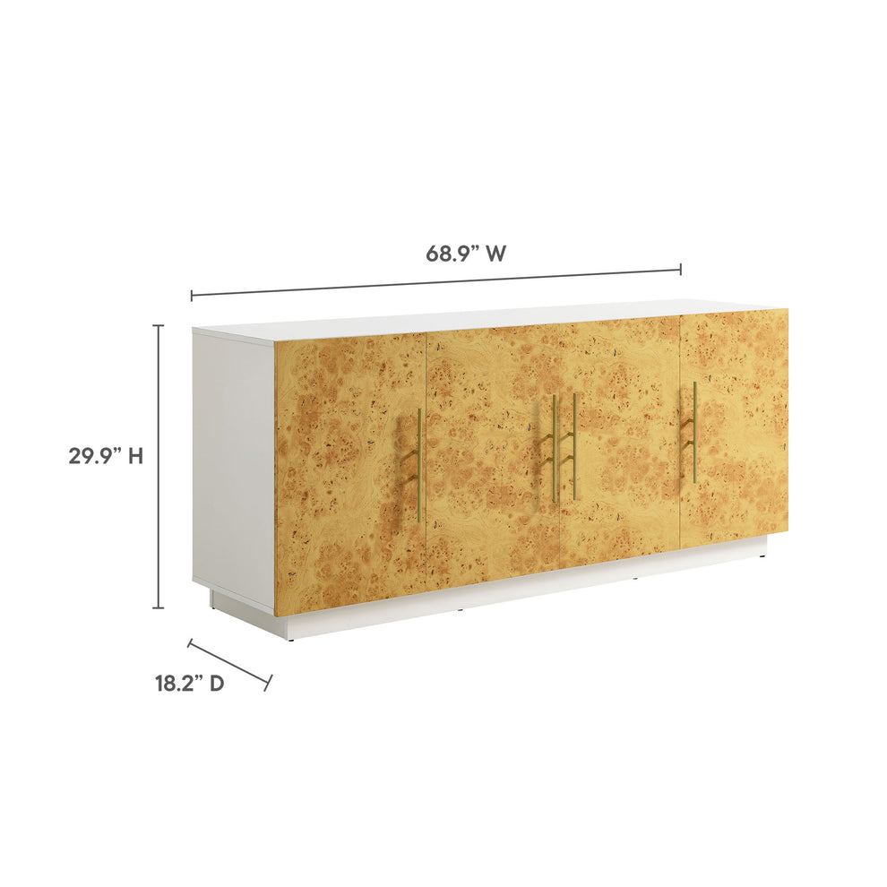 Abel 69 Inch Burl Wood Sideboard Buffet TV Stand by Modway | Tv Stands | Modishstore - 11
