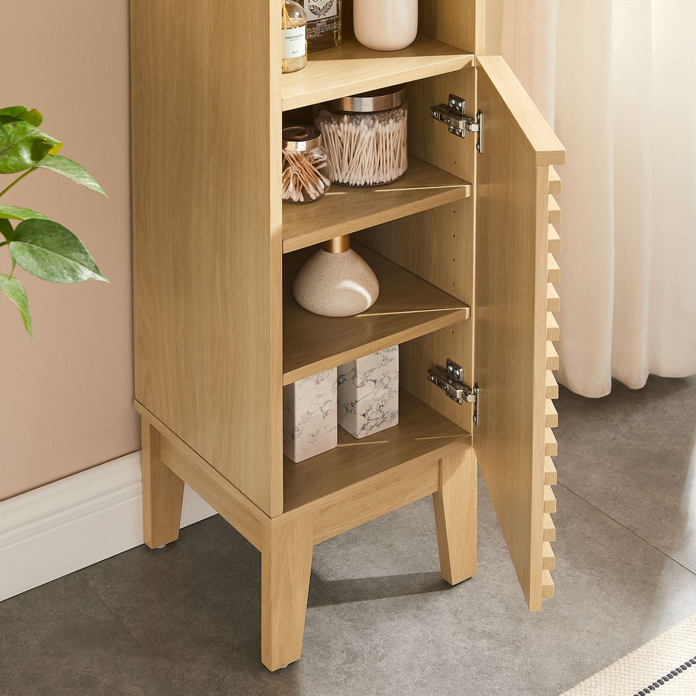 Render Tall Narrow Bathroom Storage Cabinet by Modway | Bathroom Accessories | Modishstore - 7