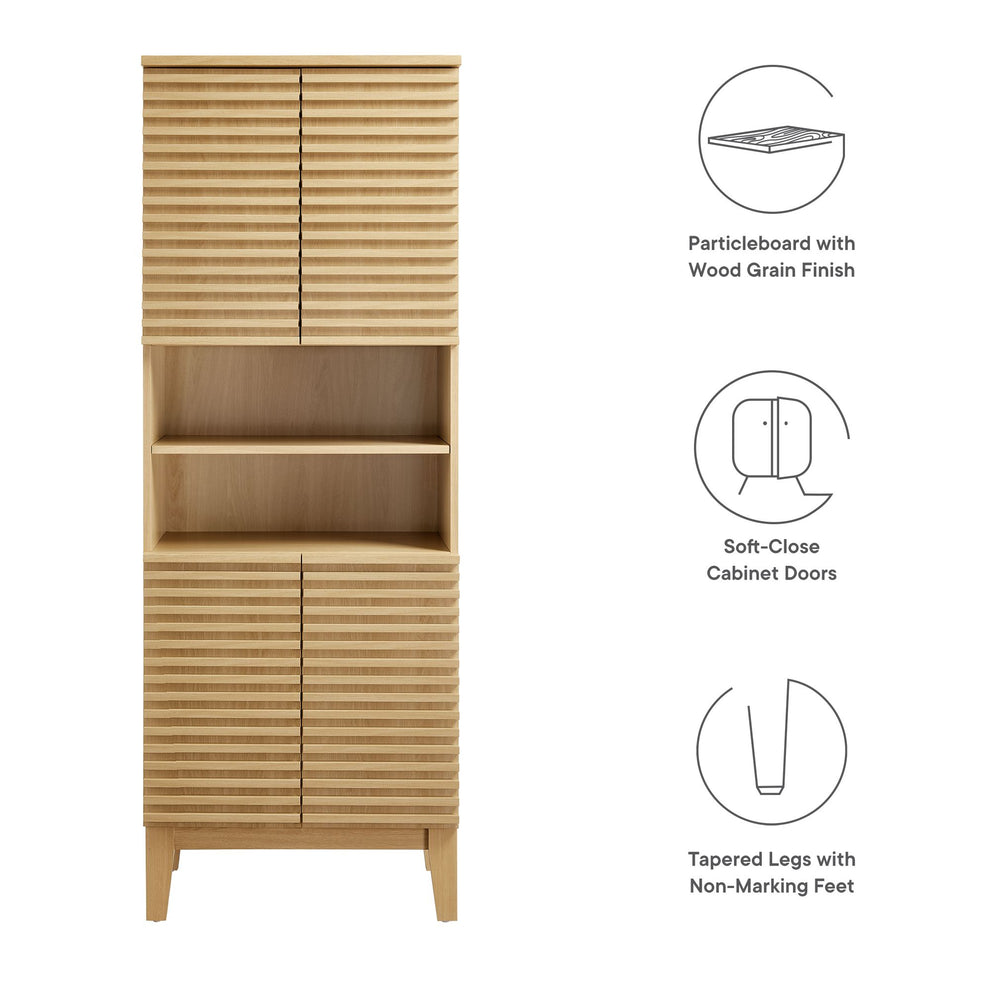 Render Tall Bathroom Storage Cabinet by Modway | Bathroom Accessories | Modishstore - 9