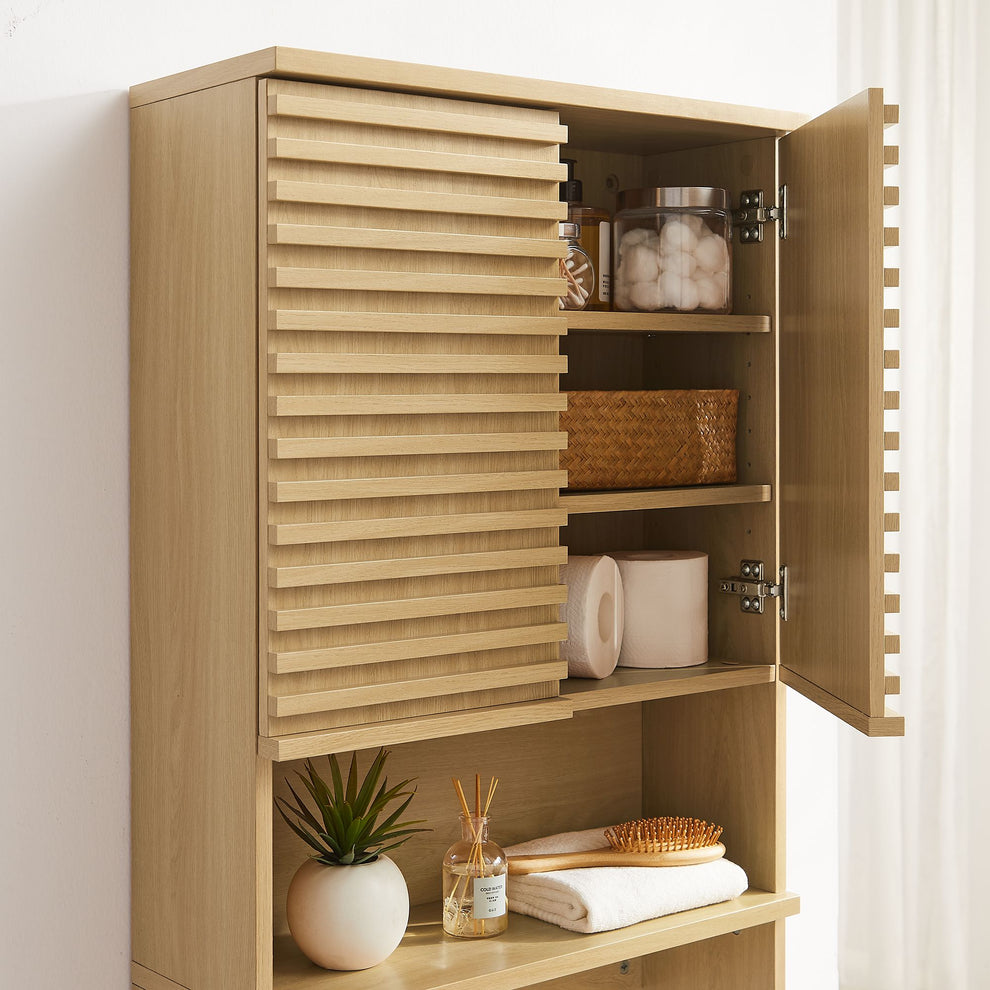 Render Over the Toilet Bathroom Storage Cabinet by Modway | Bathroom Accessories | Modishstore - 7