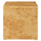 Hudson 1-Drawer Burl Wood Nightstand by Modway