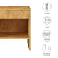 Hudson 1-Drawer Burl Wood Nightstand With Shelf by Modway