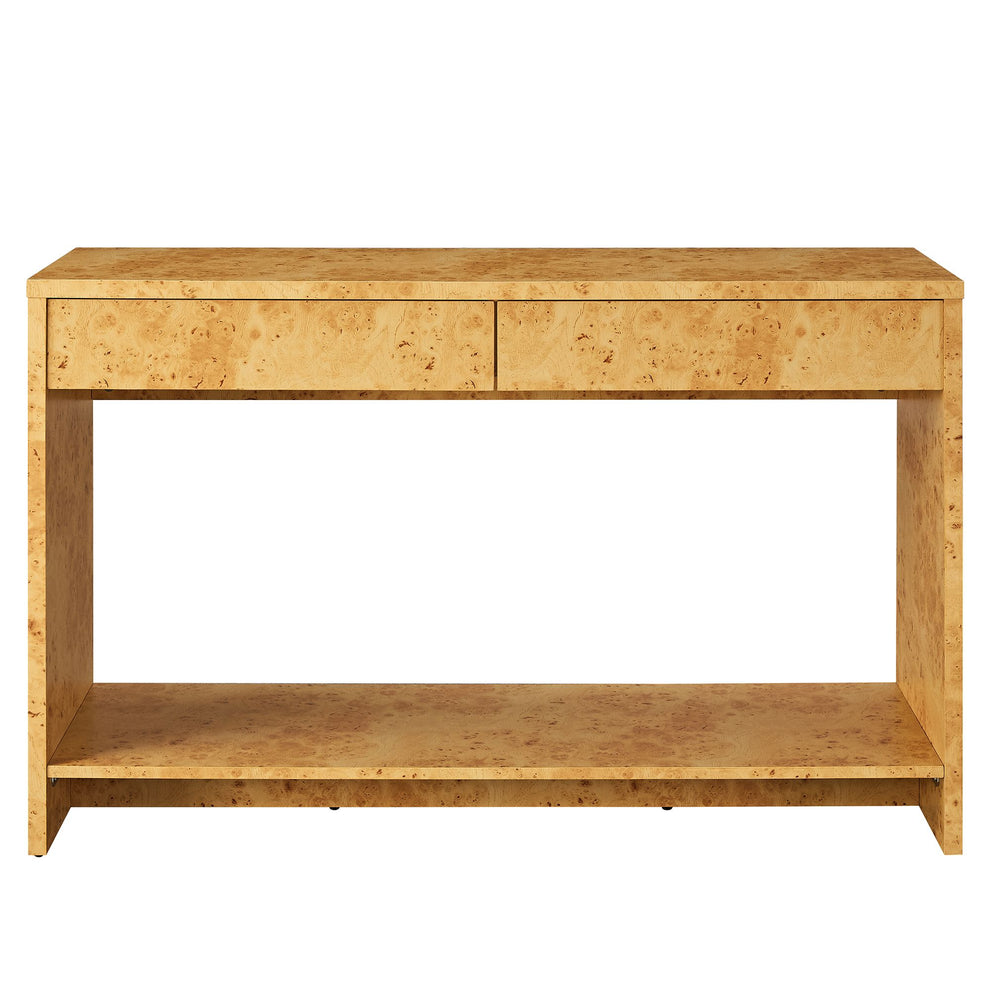 Hudson 2-Drawer Burl Wood Console Table by Modway | Accent Tables | Modishstore - 4