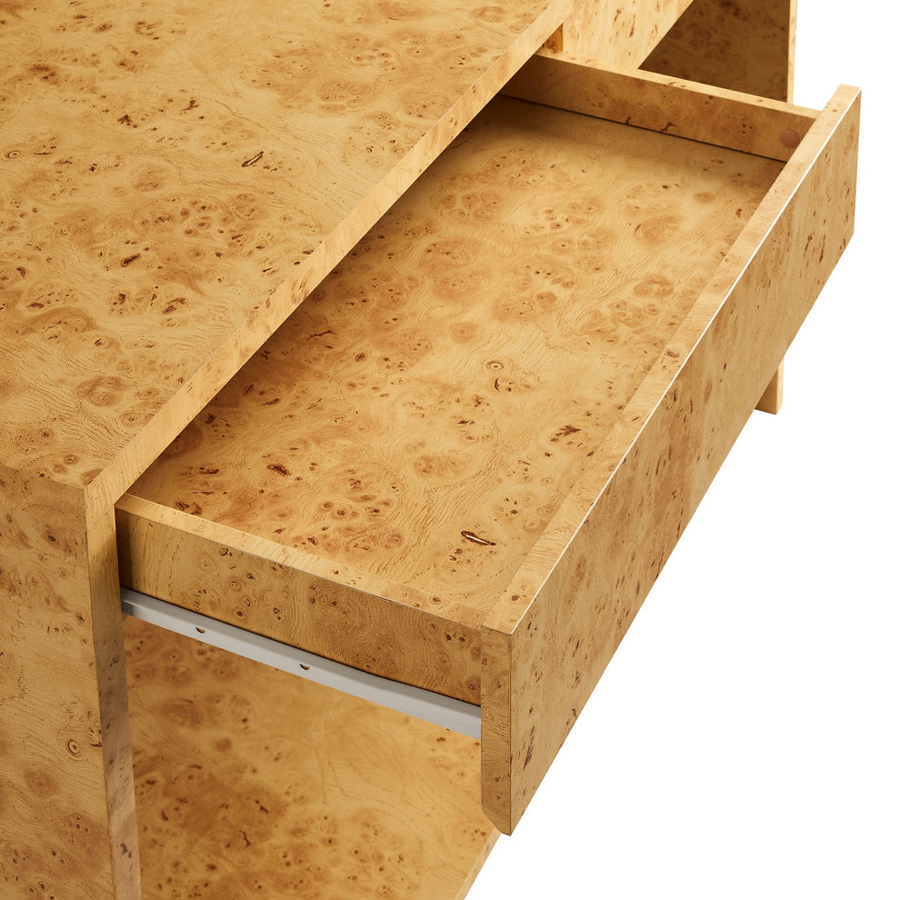 Hudson 2-Drawer Burl Wood Console Table by Modway | Accent Tables | Modishstore - 5