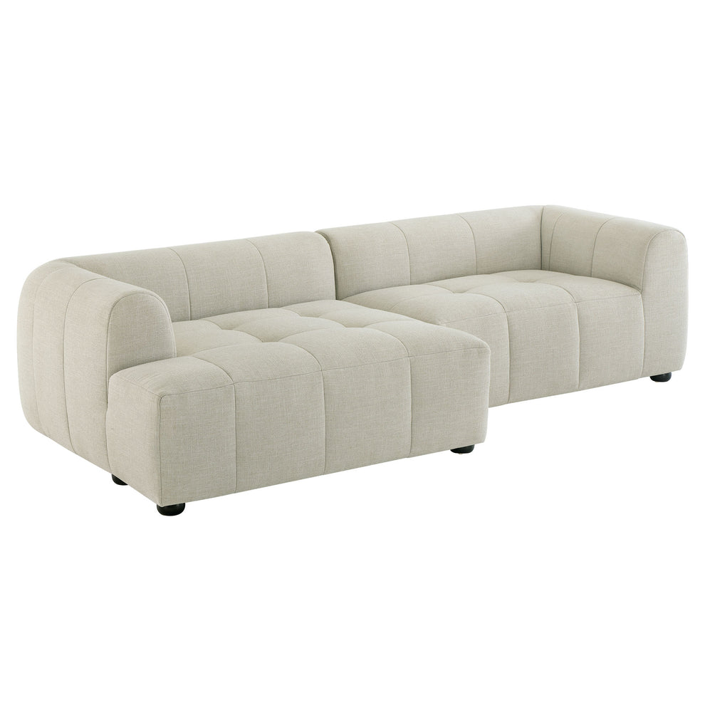 Liana Left-Facing Upholstered Fabric Modular Sofa with Chaise by Modway | Sofas | Modishstore - 2