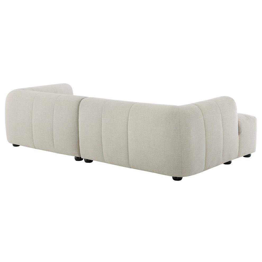 Liana Left-Facing Upholstered Fabric Modular Sofa with Chaise by Modway | Sofas | Modishstore - 4