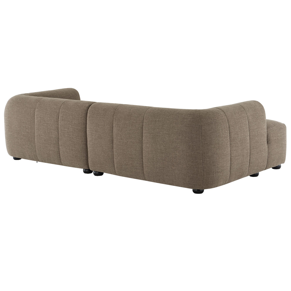 Liana Left-Facing Upholstered Fabric Modular Sofa with Chaise by Modway | Sofas | Modishstore - 11