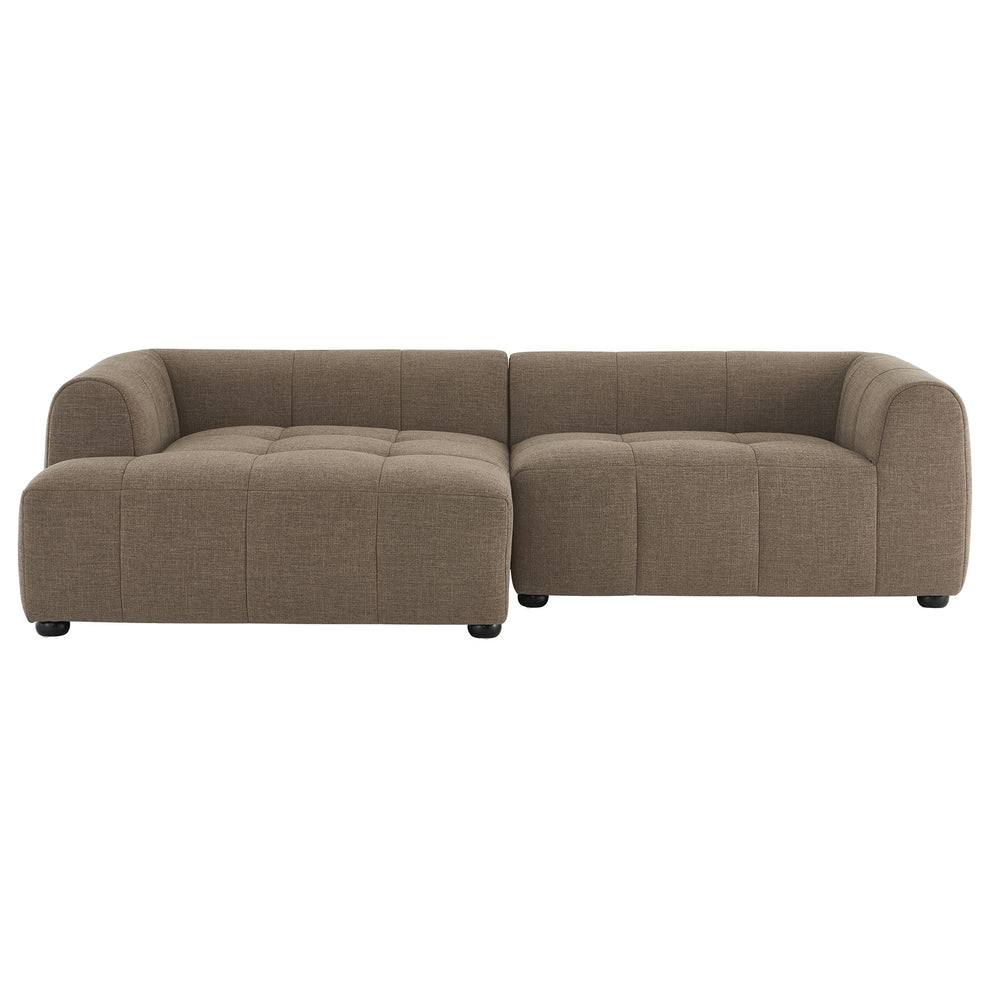 Liana Left-Facing Upholstered Fabric Modular Sofa with Chaise by Modway | Sofas | Modishstore - 12
