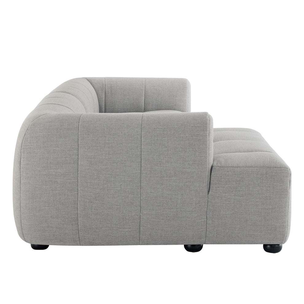 Liana Left-Facing Upholstered Fabric Modular Sofa with Chaise by Modway | Sofas | Modishstore - 18