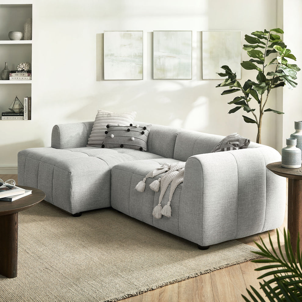 Liana Left-Facing Upholstered Fabric Modular Sofa with Chaise by Modway | Sofas | Modishstore - 22