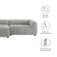 Liana Left-Facing Upholstered Fabric Modular Sofa with Chaise by Modway | Sofas | Modishstore - 23