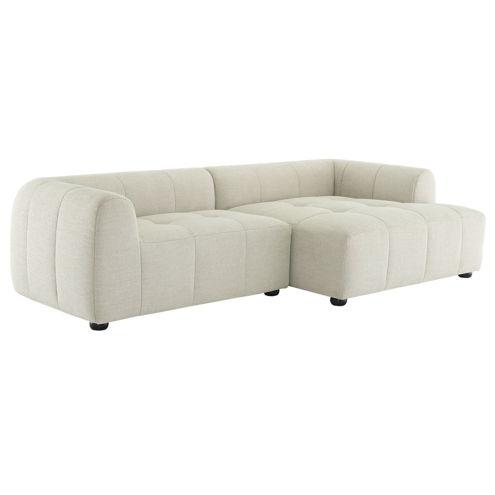 Liana Right-Facing Upholstered Fabric Modular Sofa with Chaise by Modway | Sofas | Modishstore - 2