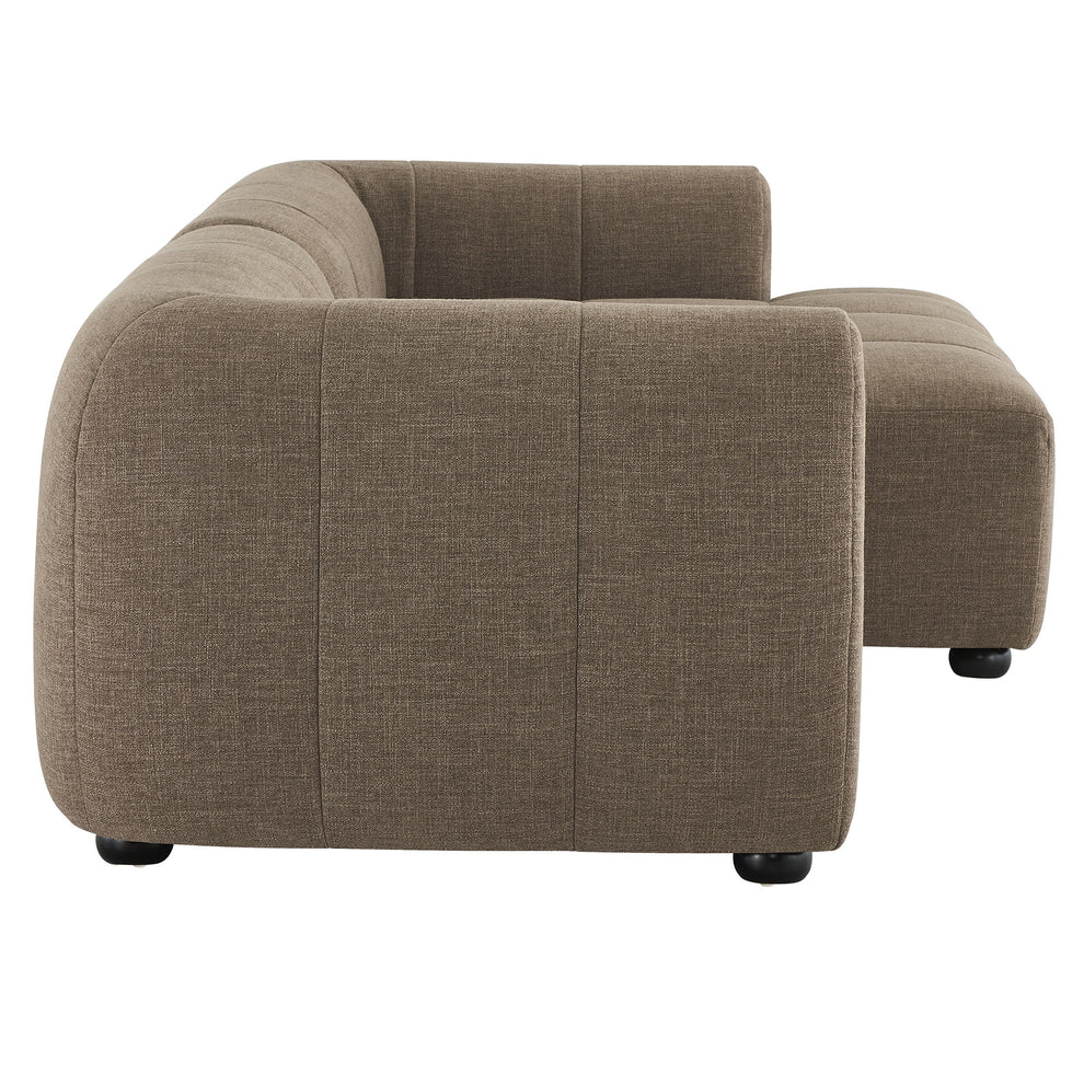 Liana Right-Facing Upholstered Fabric Modular Sofa with Chaise by Modway | Sofas | Modishstore - 10