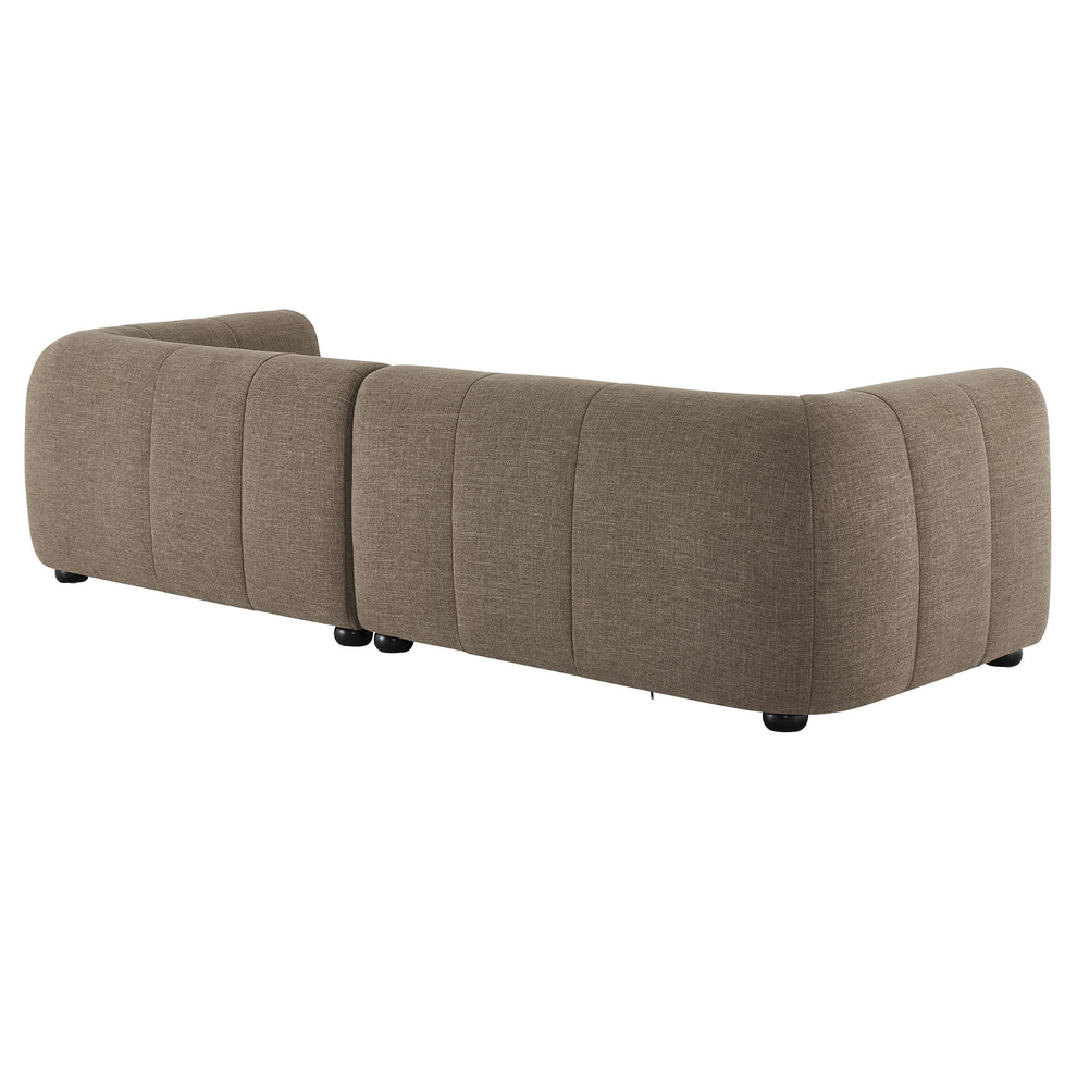 Liana Right-Facing Upholstered Fabric Modular Sofa with Chaise by Modway | Sofas | Modishstore - 11
