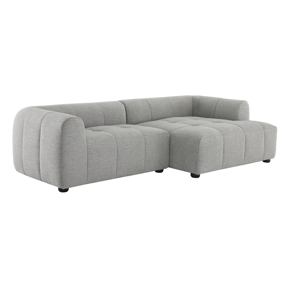 Liana Right-Facing Upholstered Fabric Modular Sofa with Chaise by Modway | Sofas | Modishstore - 17